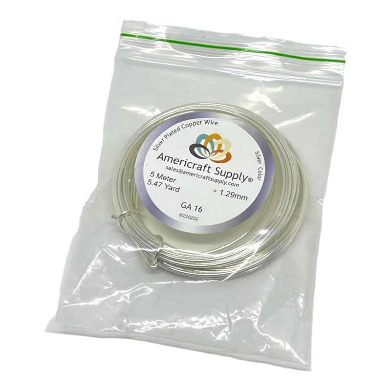 GENERICO - Alambre Americraft supply calibre 16 plateado silver