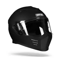 GENERICO - Casco De Moto Simpson Venom P2 Negro Mate