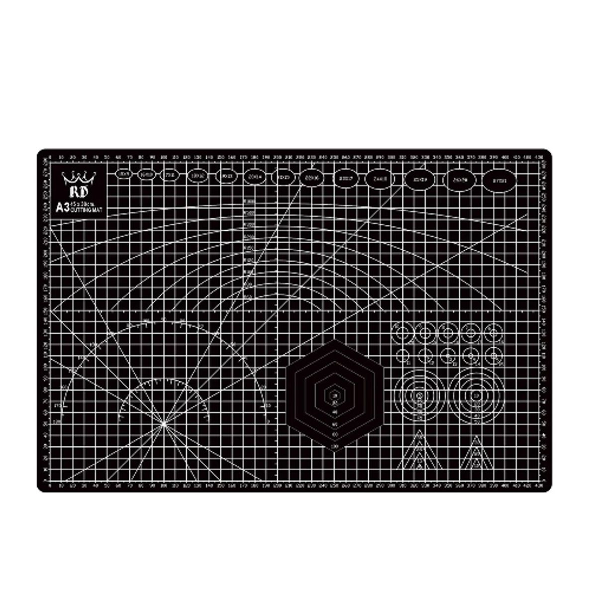 GENERICO - Pack 4 tapetes de corte para cameo y cricut 30cm x 30cm mult