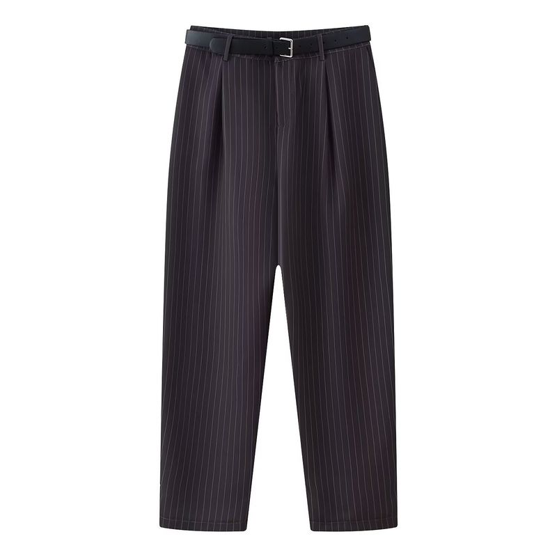 VELVET - Pantalon Bruselas Plices Marron Mujer