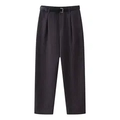 VELVET - Pantalon Bruselas Plices Marron Mujer