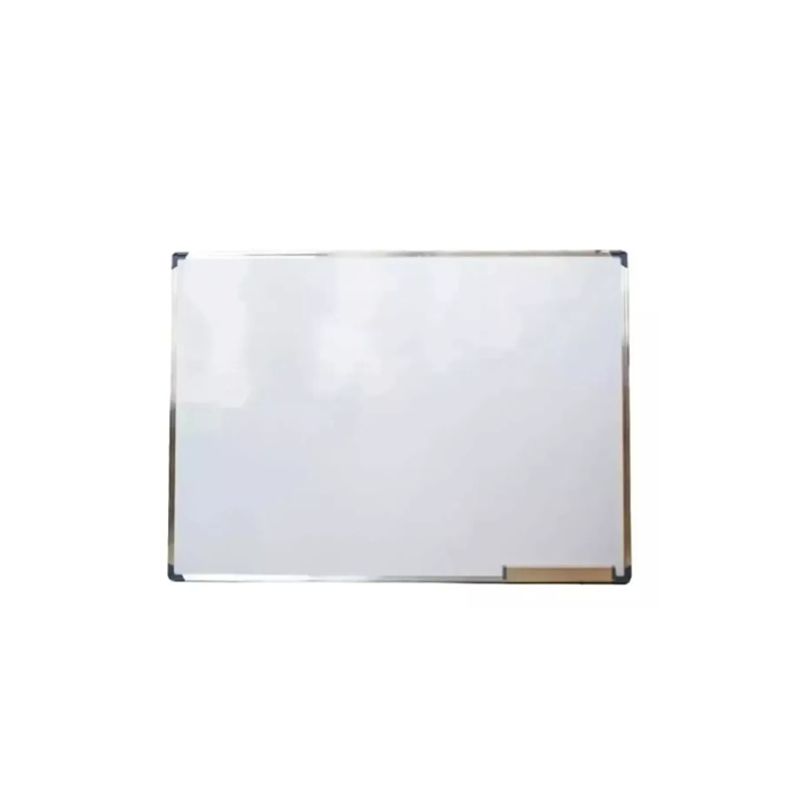 GENERICO - Pizarra acrílica blanca 80x120 con 3 plumones y un borrador
