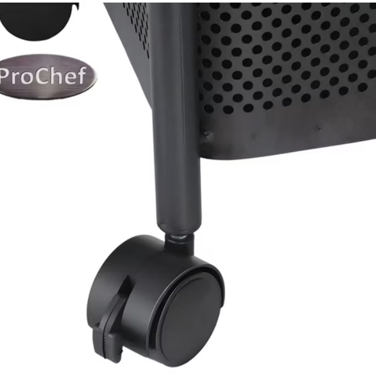 GENERICO - Organizador De Cocina Metálico 3 Niveles Giratorio Negro