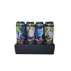 STRIKE - Pack 4 bebidas energizante de coleccion Dragon Ball Z