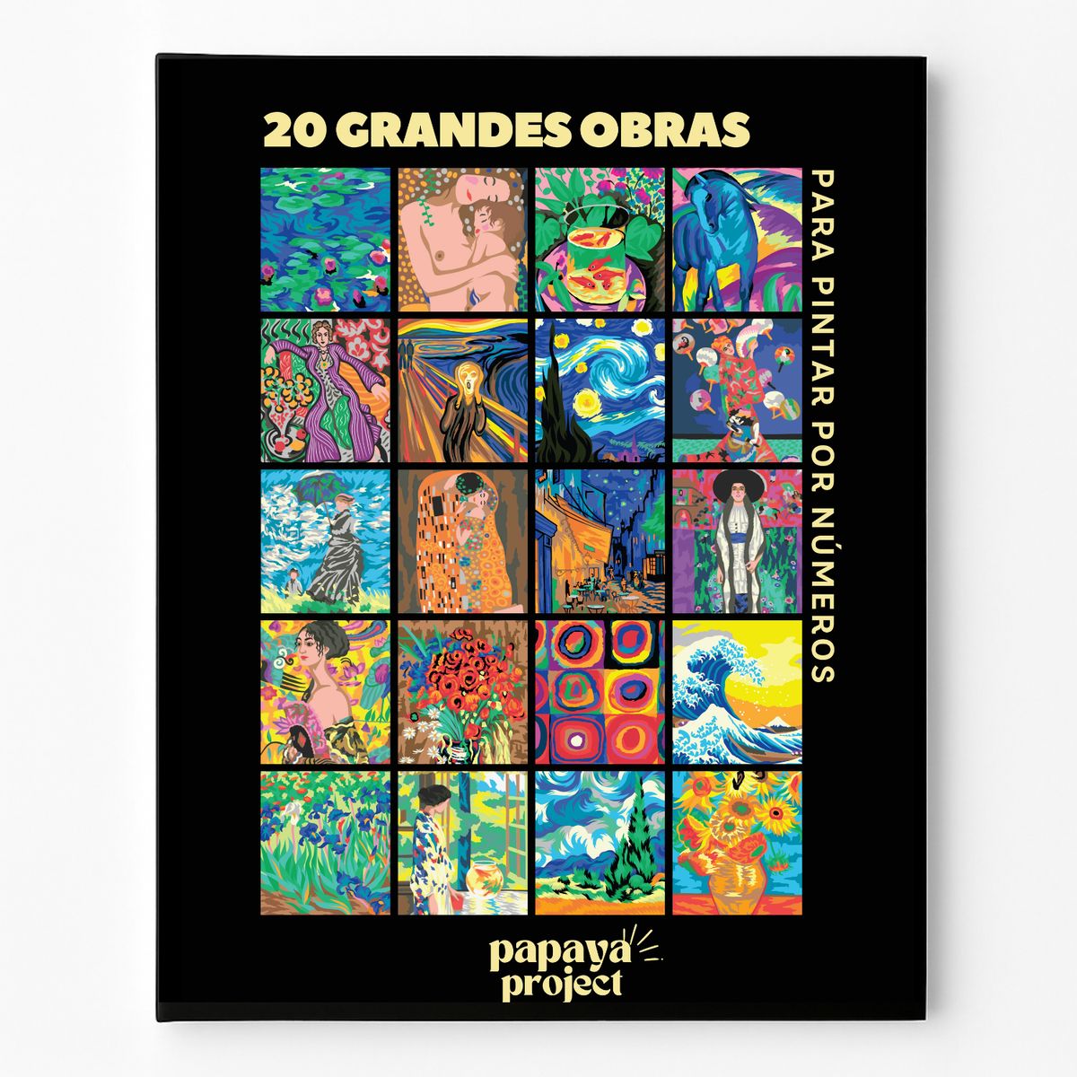 PAPAYA PROJECT - 20 GRANDES OBRAS PARA PINTAR POR NÚMEROS