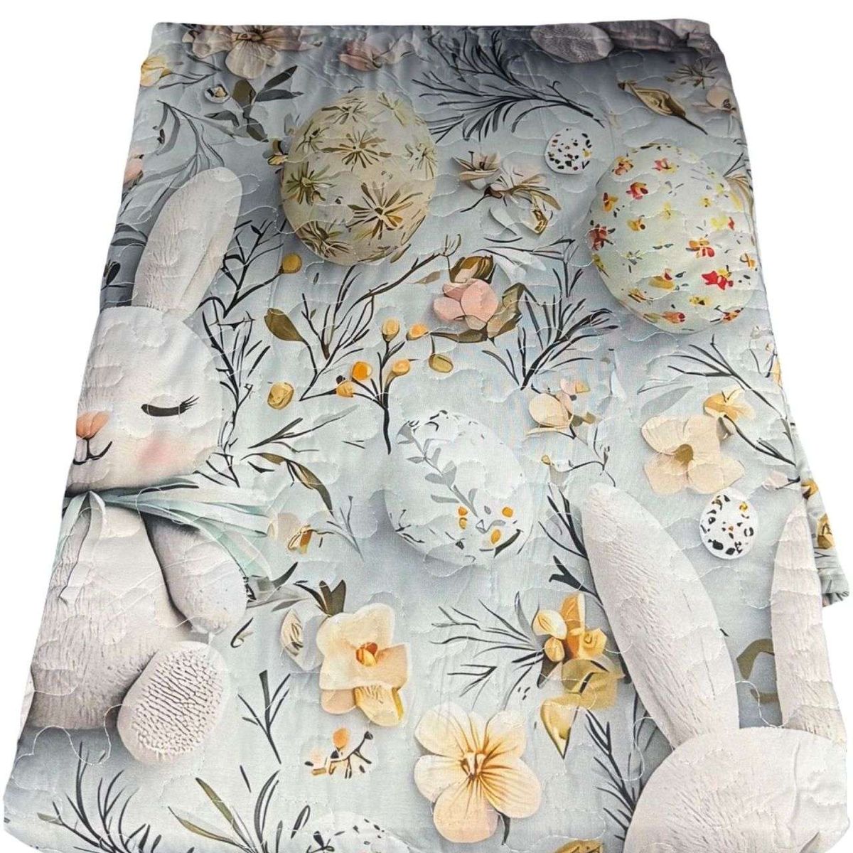 GENERICO - CUBRECAMA QUILT DE VERANO NIÑA NIÑO INFANTIL CONEJO