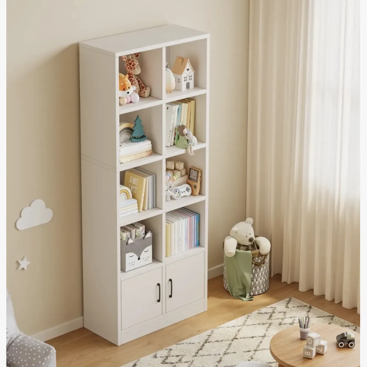 HOMER DESIGN - Estante Repisa Para Libros librero biblioteca Combinable 60cm de Ancho