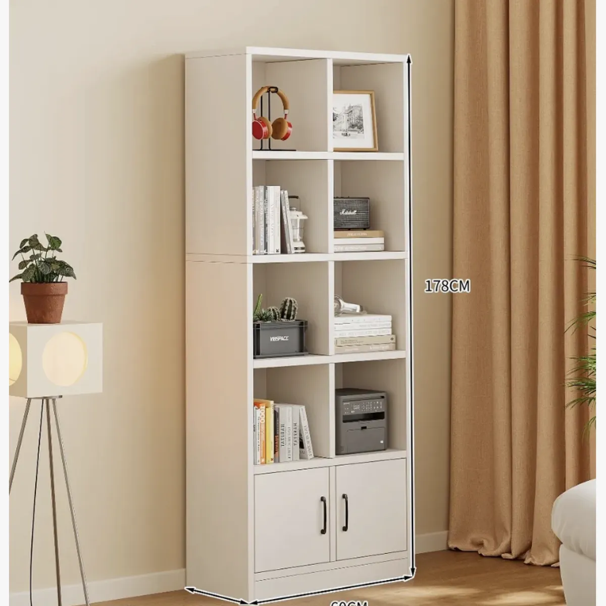 HOMER DESIGN - Estante Repisa Para Libros librero biblioteca Combinable 60cm de Ancho