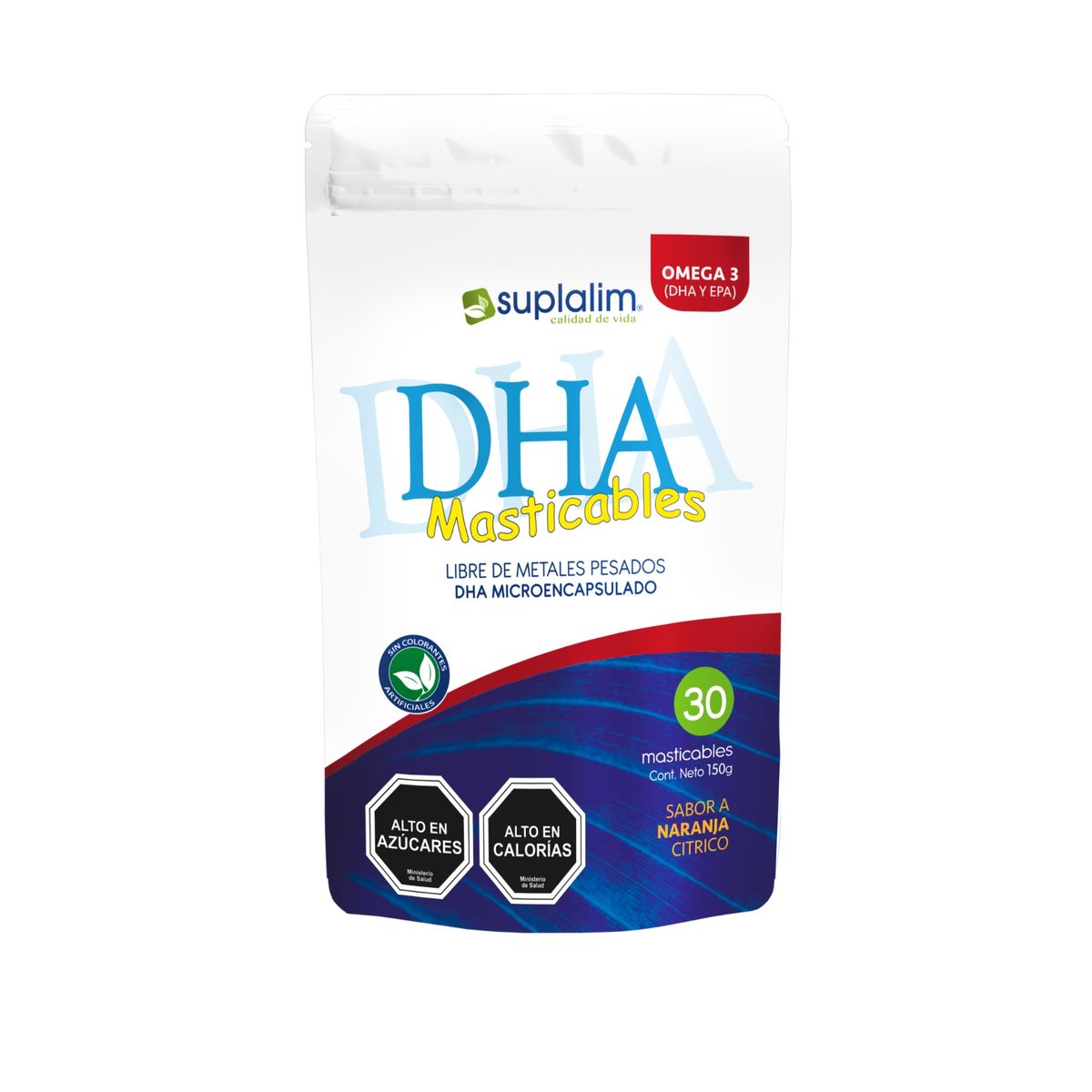 SUPLALIM - DHA Masticables con DHA y EPA - 30 Masticables