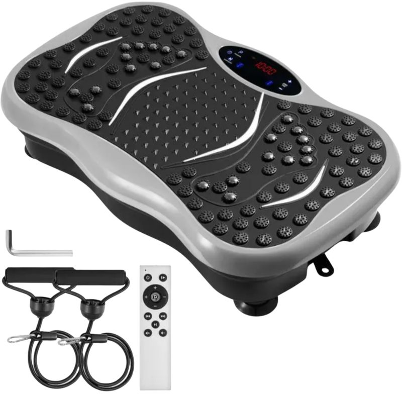 GENERICO - Máquina Vibratoria Quema Grasa  3 Modos + Bluetooth