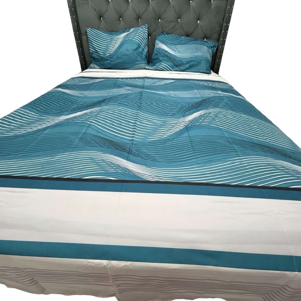 GENERICO - SABANA DE GÉNERO 2 PLAZAS RAYAS AZULES