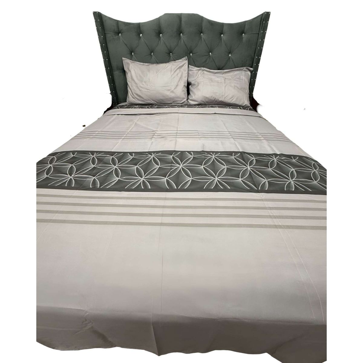 GENERICO - SABANA DE GÉNERO 2 PLAZAS FIGURAS GEOMETRICAS