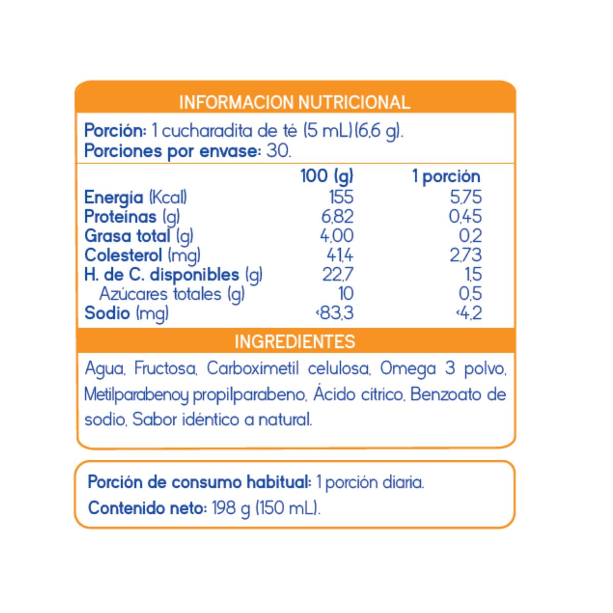 SUPLALIM - Jarabe DHA Mini – Omega 3 para Desarrollo Cerebral Infantil