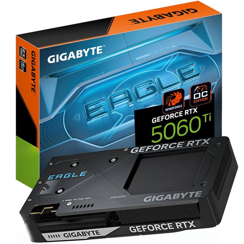 GIGABYTE - Tarjeta de Video Gigabyte 5060TI Eagle OC 16 GB Dual FAN