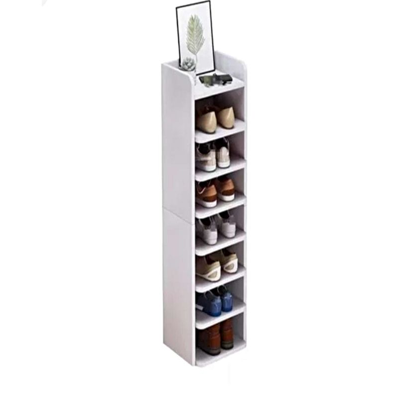GENERICO - Organizador Armable Zapatera Madera 8 Niveles Closet