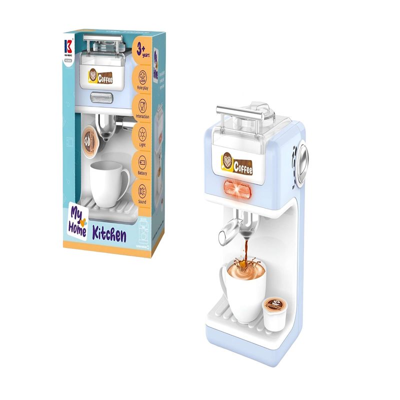 GENERICO - CAFETERA ELECTRICA DE JUGUETE NIÑO NIÑA INFANTIL
