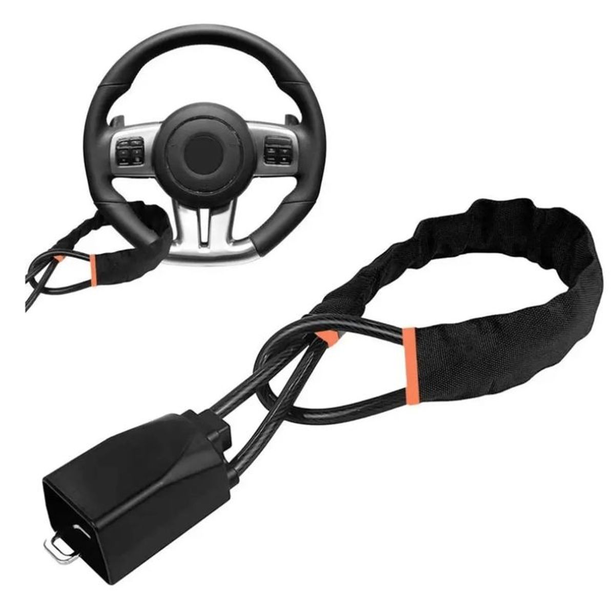 MOVI - Traba Volante Antirrobo con Llaves y Acople Cinturón