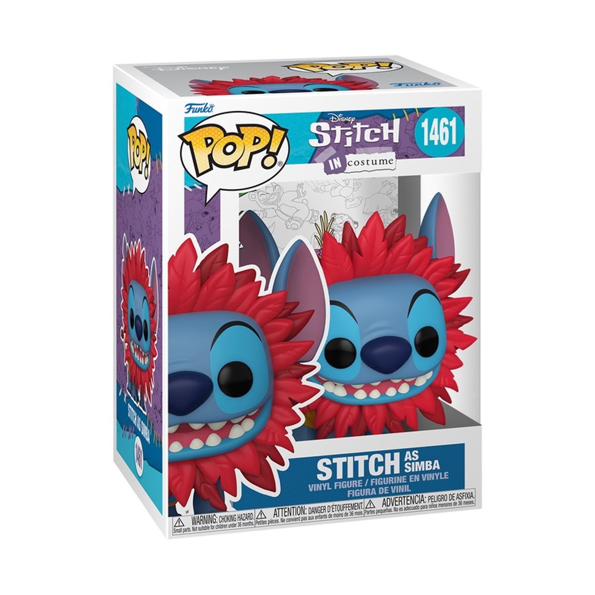 FUNKO - Funko Pop Disney Stitch Como Simba 1461