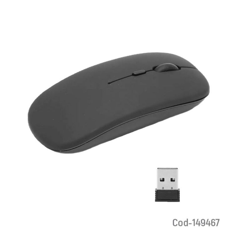 GENERICO - MOUSE INALAMBRICO 8851BL CON 1000 DPI Y HASTA 10 MTS ALCANCE CON PILA