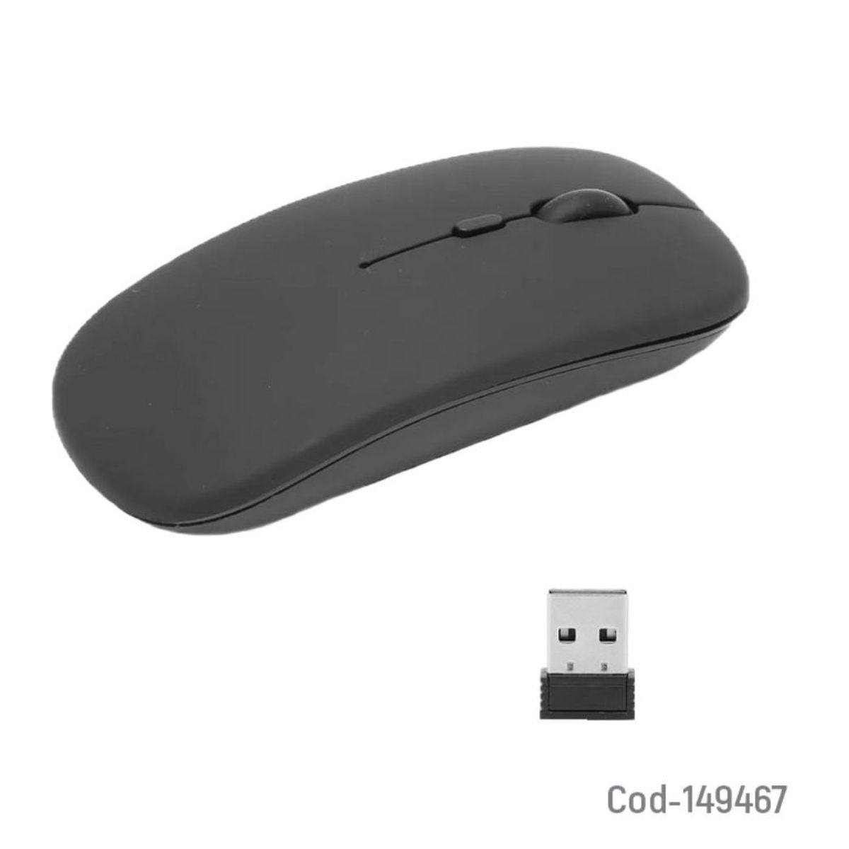 GENERICO - MOUSE INALAMBRICO 8851BL CON 1000 DPI Y HASTA 10 MTS ALCANCE CON PILA