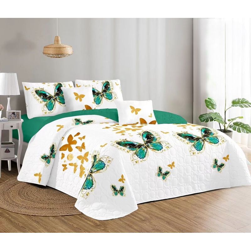 GENERICO - COBERTORES DE VERANO QUILTS REVERSIBLES HERMOSOS DISEÑOS