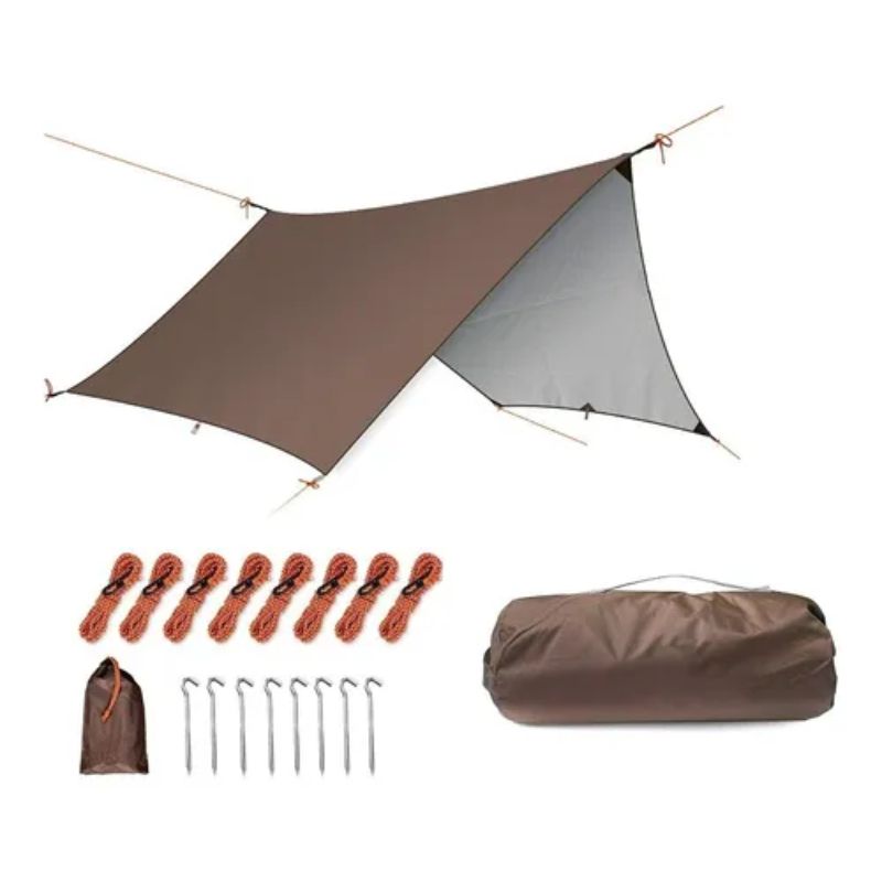LISM - Toldo Carpa 3x3m Estaca Parasol Portátil Refugio Proteccion