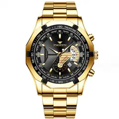 BRO TOUMI - Toumi FG01 reloj mecánico de gran dial impermeable - Dorado