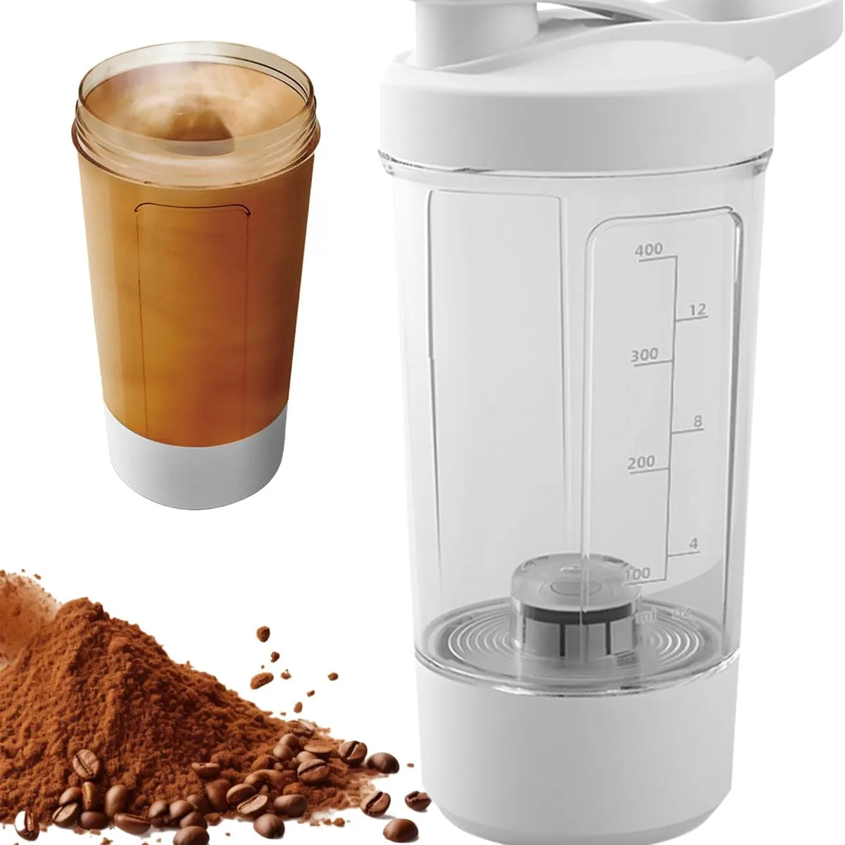 KUANGYE - Shaker Mezclador Automático De Proteína Polvo Portátil 450ml