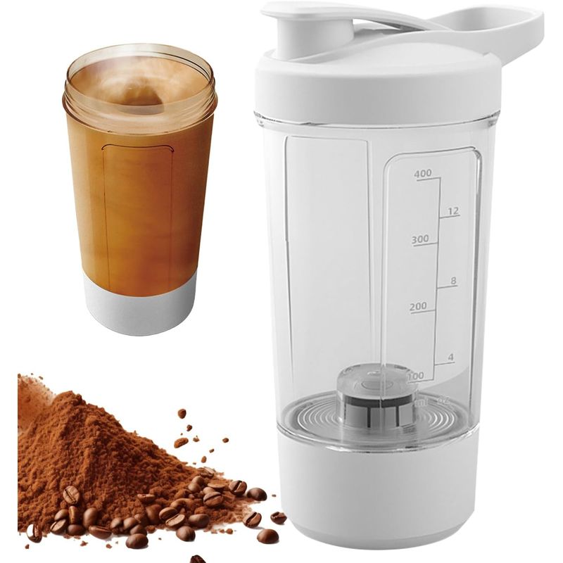 KUANGYE - Shaker Mezclador Automático De Proteína Polvo Portátil 450ml