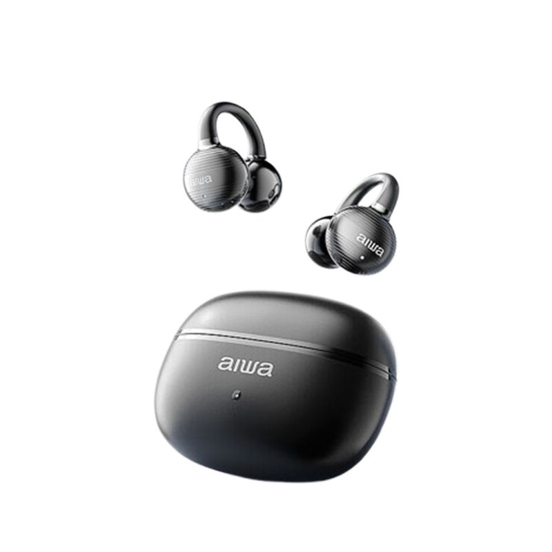 AIWA - Auriculares inalámbricos Bluetooth con clip Aiwa AW30 - Negro