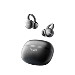 AIWA - Auriculares inalámbricos Bluetooth con clip AW30 - Negro