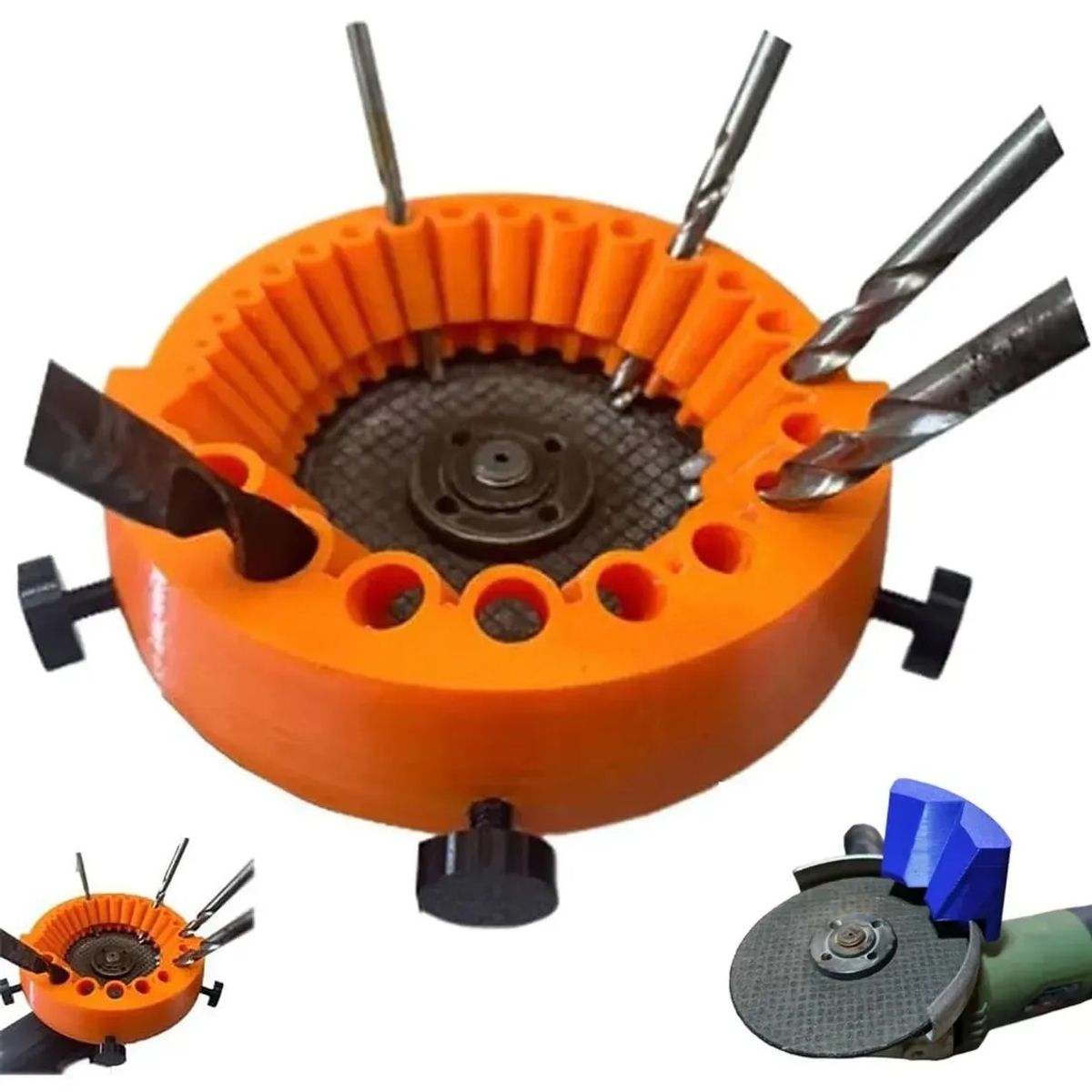 KUANGYE - Afilador Brocas Amoladora Portátil 4,5 Y 5 Pulgada Galletera