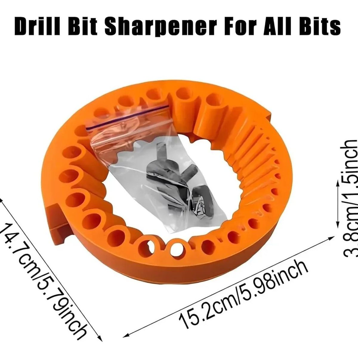 KUANGYE - Afilador Brocas Amoladora Portátil 4,5 Y 5 Pulgada Galletera