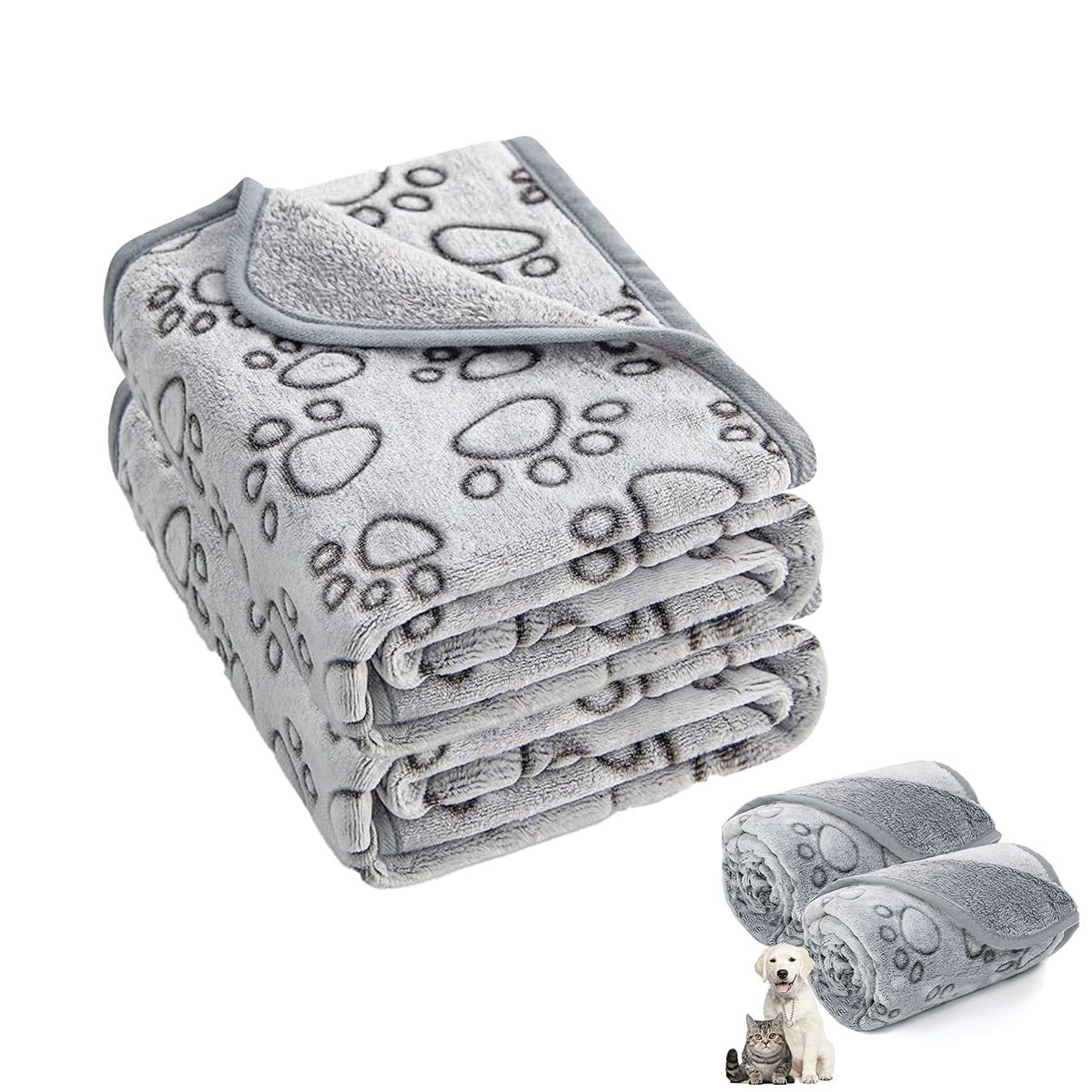 ATURE - 2 Pcs Sabanillas Perro Reutilizable Gato Lavable 76*104cm