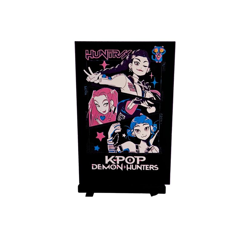 GENERICO - Poster 3D - Demon Hunters KPOP