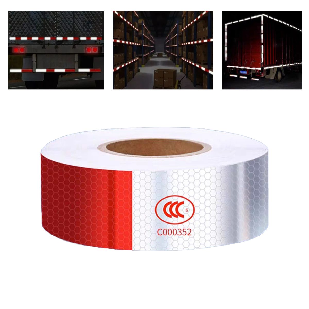 ATURE - Bandas Reflectantes Anticolisión Para Camiones 5cm X 45m