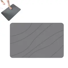 KUANGYE - Piso Baño Ducha Secado Ultra Rápido Absorbente 60 Cm X 40 Cm