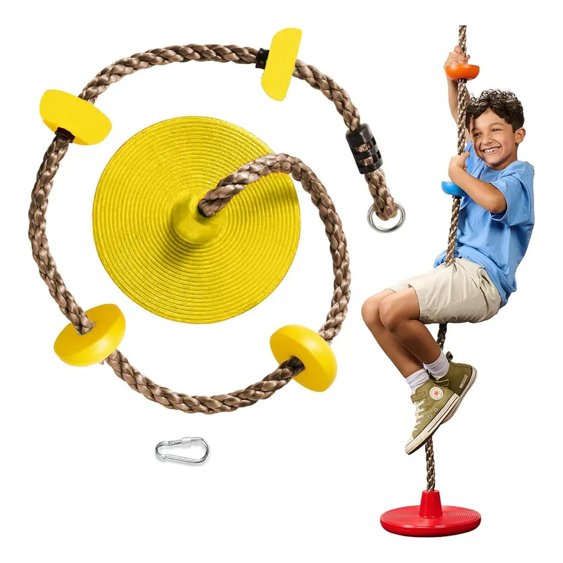 EVERSO - Columpio Mecedor De Escalada Multicolor Soporta Hasta 100Kg