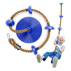 EVERSO - Columpio Mecedor De Escalada Multicolor Soporta Hasta 100Kg