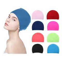 GENERICO - 12× Gorro Natación Naylon Licra Piscina Baño Adulto Niño