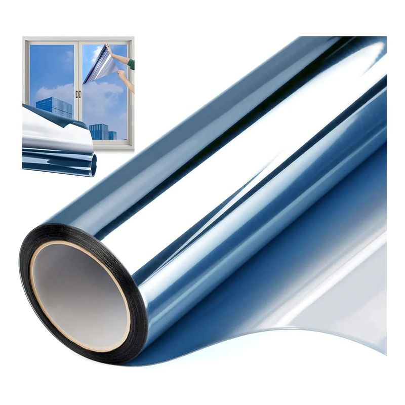 GENERICO - Vinilos Para Ventanas Con Efecto Espejo Lámina Protección Uv
