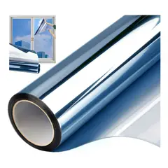 GENERICO - Vinilos Para Ventanas Con Efecto Espejo Lámina Protección Uv