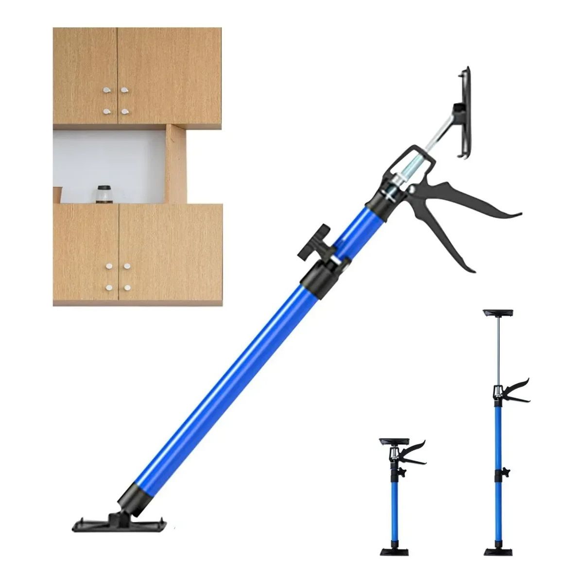 KUANGYE - Barra Soporte Telescópico Ajustable Gabinete 50 A 115 Cm