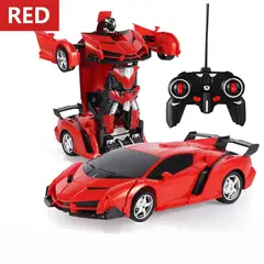 DANWEILE - Coche robot deformable con control remoto - Rojo