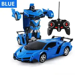 DANWEILE - Coche robot deformable con control remoto - Azul