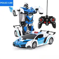 DANWEILE - Coche robot deformable con control remoto - Plata