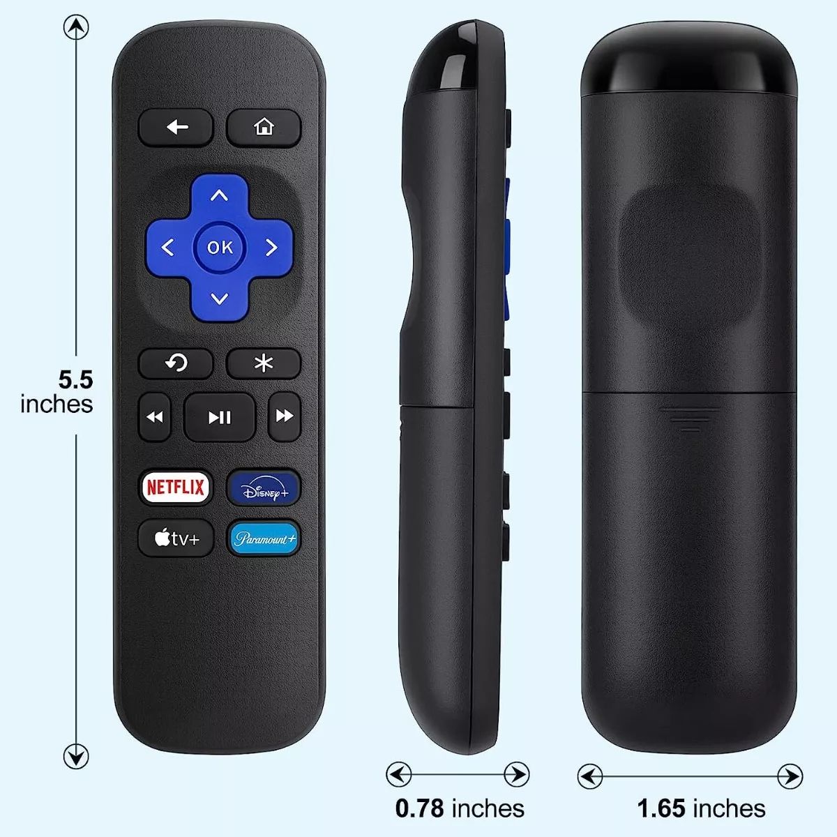 ATURE - Control Remoto Universal Compatible Con Roku Express Etc