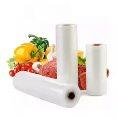 GENERICO - 5 Rollos Gofrados C/u De 20cm X 5 Mtrs. Sellado Al Vacío.