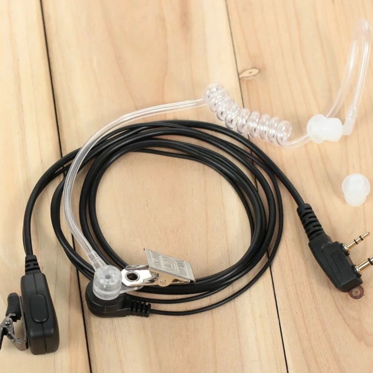 ATURE - Audífono Micrófono Para Radios Motorola Ep-450 Tubo Acústico