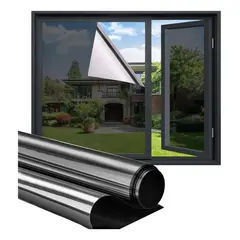 KUANGYE - Lamina Espejada Film Privacidad Vidrio Ventana 70 Cm × 10 M